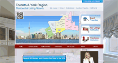 Desktop Screenshot of homesforsale-toronto.com